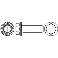 Toolcraft TO-5444553 Sechskantschraube M16 25 mm Außensechskant 88913 50 St.