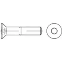 Toolcraft 1069092 Senkschrauben M8 10 mm Innensechskant Edelstahl A2 200 St.