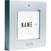 M-E Modern-Electronics m e modern electronics Funkklingel Sender mit Namensschild