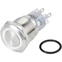 TRU COMPONENTS Drucktaster Serie LAS1-AGQ-22E LED 24 V