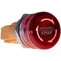 Joy-It Button22NA-01 Not-Aus-Taster mechanische Verriegelung Rot, Grün (Ø x H