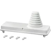 Hensel MI FP 70 Kabeleinführungsflansch mit Einlauftülle 1x72mm WM2 300mm - Mi FP 70