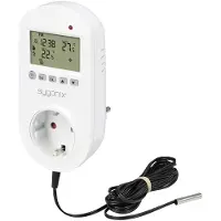 Sygonix SY-5372566 Universalthermostat Zwischenstecker Wochenprogramm 1 St.