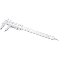 Dasqua 1801-0810 Monoblock vernier caliper with thumb clamp 150 mm Stainless steel 1 pc(s)