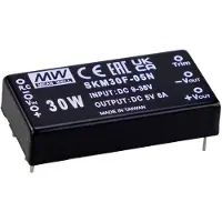 MEAN WELL MW SKM30F-05N DC/DC-Wandler, Print 6 A 30 W Anzahl Ausgänge: 1 x Inh