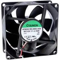 SUNON Lüfter 12V 80x32 K 94.9m³/h 43.1dBA IP68