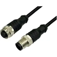 Bkl Electronic 2702041 Sensor-Aktor-Verlängerungsleitung M12 Stecker gerade auf Kupplung gerade 5m