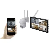 Sygonix SY-6440258 Funk-UEberwachungskamera-Set 4-Kanal mit 1 Kamera 2304 x 1296 Pixel 2.4 (SY-6440258)