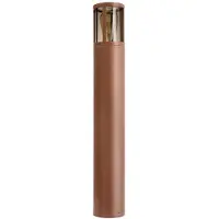 Deko-light Pollerleuchte Facado 2 rund getönt 650mm 1xE27 IP65 Rost