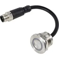 TRU COMPONENTS TC-12835300 TC-TS22A10YSSG12M12 MALE CONNECTOR Sensortaster 24 V