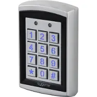 Sygonix SY-6428612 Code-Tastatur mit RFID Oberflächenmontage 12 V DC/AC, 24 V DC/AC IP66 mit beleuchteter Tastatur (SY-6428612)