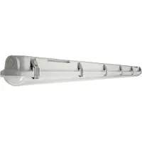 Deko-light LED-Feuchtraumleuchte Tri Proof, Länge 151 cm, 30W, 4.000 K Proof, alu / grau / zink, Kunststoff