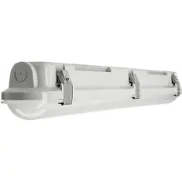 Deko-light LED-Feuchtraumleuchte Tri Proof, Länge 61 cm, 10W, 4.000 K Proof, alu / grau / zink, Kunststoff