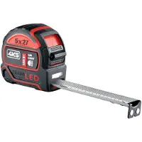 4K5 Tools LDX 5+ 606.110-5 Massband integrierte LED-Leuchte 5 m Stahl, ABS