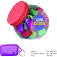 Basi Schlüsselanhänger 8530-9000 farbig sortiert 150 St./Pack. 1 Set