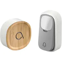 Avidsen 102502 Funkgong Komplett-Set batterielos, mit USB-Anschluss
