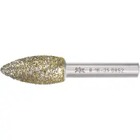 PFERD Diamond grinding point for foundries flame-shaped B
