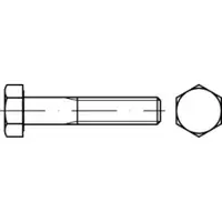 Toolcraft TO-5443041 Sechskantschraube 50 mm 114 mm Außensechskant 83931 Stahl 50 St.