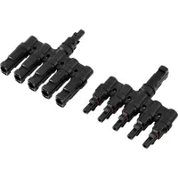 TRU COMPONENTS 5 fach PV-Abzweigverbinder-Set TC-13805804 Schwarz Inhalt: 2 St.