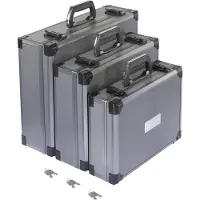 Toolcraft Aluminum Koffer-Set 3-Teilig
