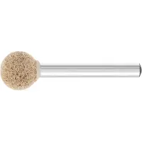 PFERD TOOLS POLINOX verpresster Vlies-Schleifstift Kugelform PNER Ø 15 Schaft-Ø 6mm Mittelweich SIC Fein für Finish - 47700276