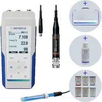 Senseca PRO595-SET PH/O530 L3 pH-Messgerät pH-Wert, Redox (ORP), Temperatur
