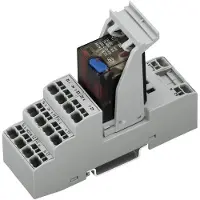 Wago Relay&skt 24VDC 4 p C/O 5 a