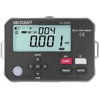 Voltcraft R-1000 Mikroohmmeter 1 µΩ 1 A Datenspeicher Akkubetrieb VC-17072200