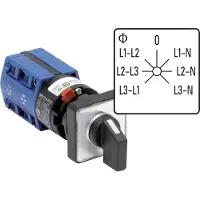 Kraus & Naimer CG4.A007.FS2.F785 Voltmeter Umschalter 10 A Grau, Schwarz 1 St. Piece
