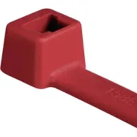 Hellermanntyton Hellermann Tyton T50R, Polyamid, Rot, 5 cm, V2, HF, IEC 60092 series, 20 cm