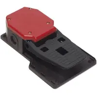 PIZZATO ELETTRICA PA 20201-M2 Fussschalter 250 V/AC 6 A 1 Pedal 2 Schliesser, 2 Ö