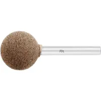 PFERD TOOLS POLINOX verpresster Vlies-Schleifstift Kugelform PNER Ø 25 mm Schaft-Ø 6mm Hart A Grob für Finish - 47700287