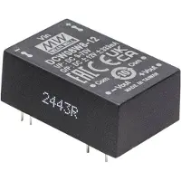 MEAN WELL DCW08W8-12 DC/DC-Wandler 24 V -12 V -0.330 A 8 W Inhalt 1 St.