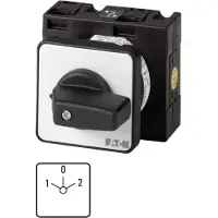 Eaton Power Quality T3-3-8401/E - Kippschalter - 3P - Kunststoff - Schwarz - Metallisch - IP65 - 48 mm