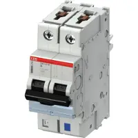 ABB S401M-C16NP Sicherungsautomat C-Char., 16 A, NP, 10 kA, 2P, steckbar geschützter Neutralleiter 2CCS571103R8164