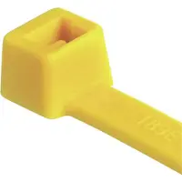 Hellermanntyton Hellermann Tyton T50R, Polyamid, Gelb, 5 cm, V2, IEC 60092 series, HF, 20 cm