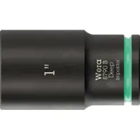Wera 05005576001, Steckschlüsselbuchse, Schwarz, Grün, 1 Kopf/Köpfe, 1/4", Imperial, 1"