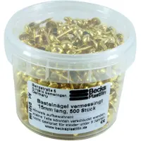 Corvus Bastelnägel 15mm vermessingt, 500 Stück