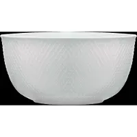Lyngby Porcelæn Rhombe White 22 Cm Schüsselset