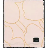 Marimekko - Piirto Unikko Tagesdecke 260 x 260 cm, off-white / peach