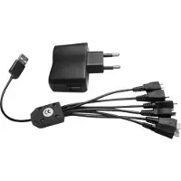 Albrecht Strømforsyning Albrecht 6-faches USB-Ladekabel für ATR 100/200/TelMe/Multicom 29930 1 stk