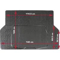 Dino 130026 Bagagerumsmåtte Passer til (bilmodel) Universal (L x B) 108 cm x 140 cm Sort