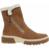 Rieker X8661-24 Damenschuhe, Boots, gefüttert, Braun, Kunstleder - Damenschuhe Modische Stiefelette / Boots, Braun, absatzh&oumlhe: 10 mm