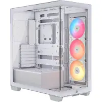 Corsair 3500X RS-R ARGB, Midi Tower, PC, Weiß, ATX, EATX, micro ATX, Mini-ITX, Stahl, Gehärtetes Glas, Gaming