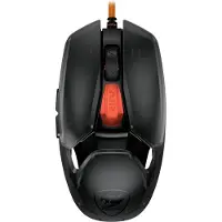 Cougar Gaming Maus AirBlader Tournament, Kabelgebunden, Schwarz, rechts, Optisch, USB Typ-A, 20000 DPI, Schwarz