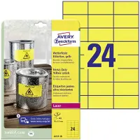 Avery-Zweckform Etiketten 70 x 37 mm Polyester-Folie 480 St. Permanente Sal-Etiketten, Wetterfeste