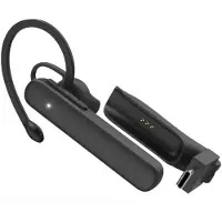 Hama Headset "Mono-Bluetooth-Headset mit Ladestation, kabellos, Multipoint", schwarz, Kopfhörer, filtert und unterdrückt Umgebungsgeräusche, incl. Ladestation, Headset