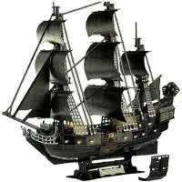 Revell Pirates Of The Caribbean Pirates Of The Caribbean: Salazars Rache 3d Puzzle Black Pearl Led Edition