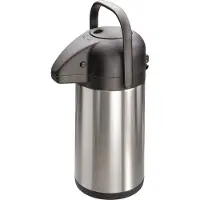MATO INTERPRÄSENT Thermoskanne aus Edelstahl mit Pumpenmechanismus Pumpy 1.9 L