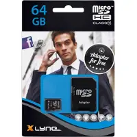 Xlyne 7464001, 64 GB, MicroSDHC, Klasse 10, Schwarz